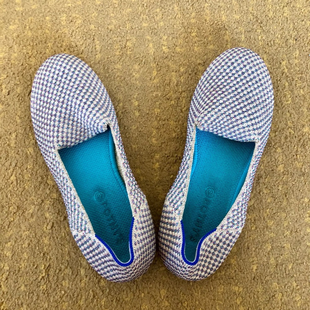 Rothy’s Kids Loafer in Multi Metallic Sz 4 (Big Girl)
